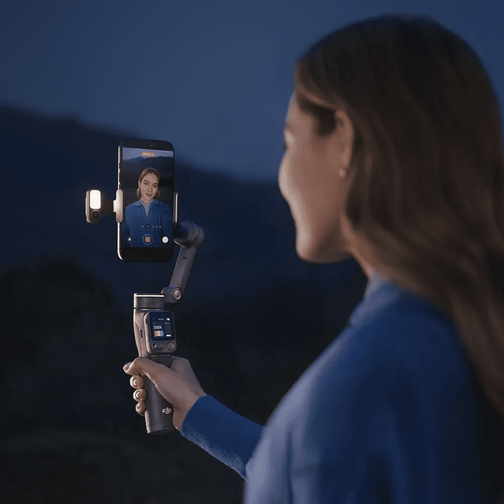Estabilizador DJI Osmo Mobile 8P Advanced Tracking Combo com Osmo FrameTap BR