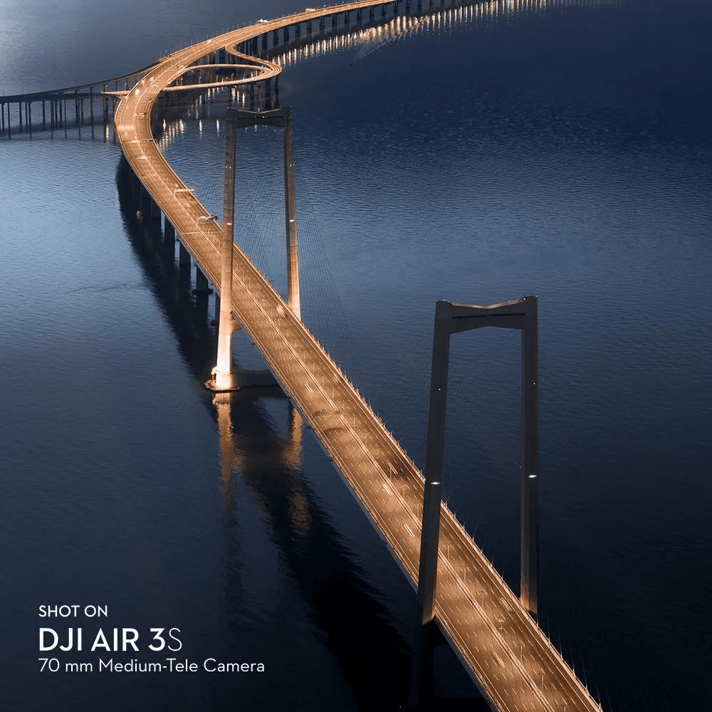 Drone DJI Air 3S Standard 4K com Controle RC-N3 (Sem Tela) BR