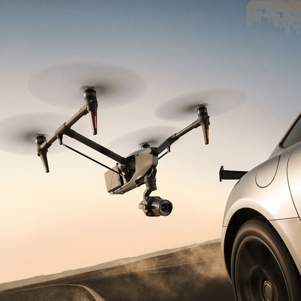 Drone DJI Inspire 3 com RC Plus e Gimbal X9-8K Air (Sem Lente) BR
