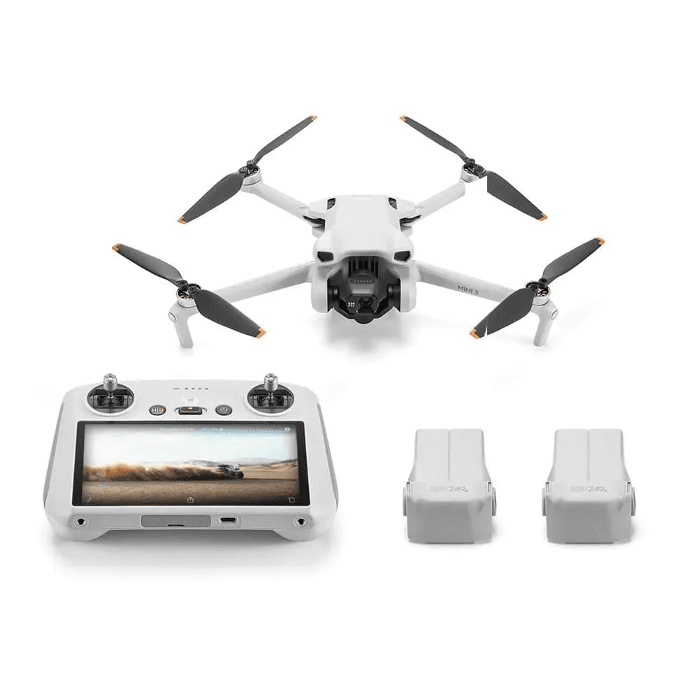 Drone DJI Mini 3 Fly More Combo 4K com Controle DJI RC (Com Tela) BR
