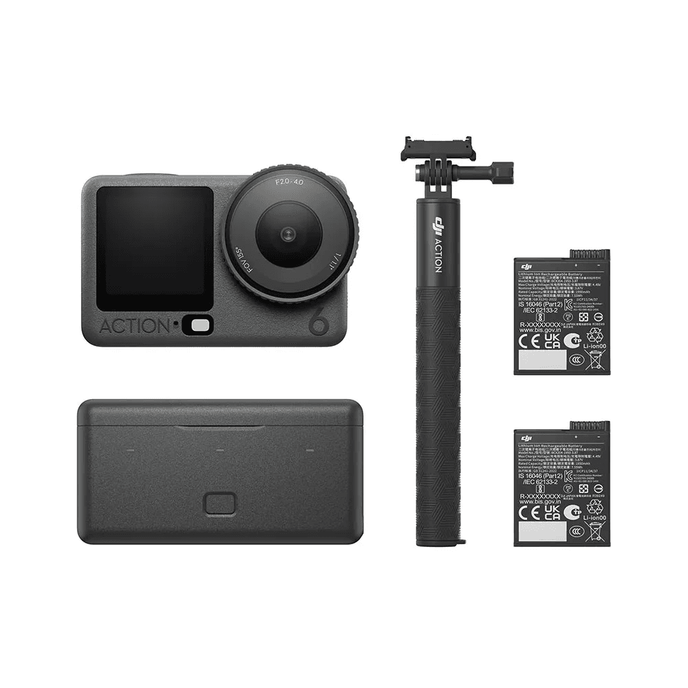 Câmera de Ação DJI Osmo Action 6 Adventure Combo 8K BR